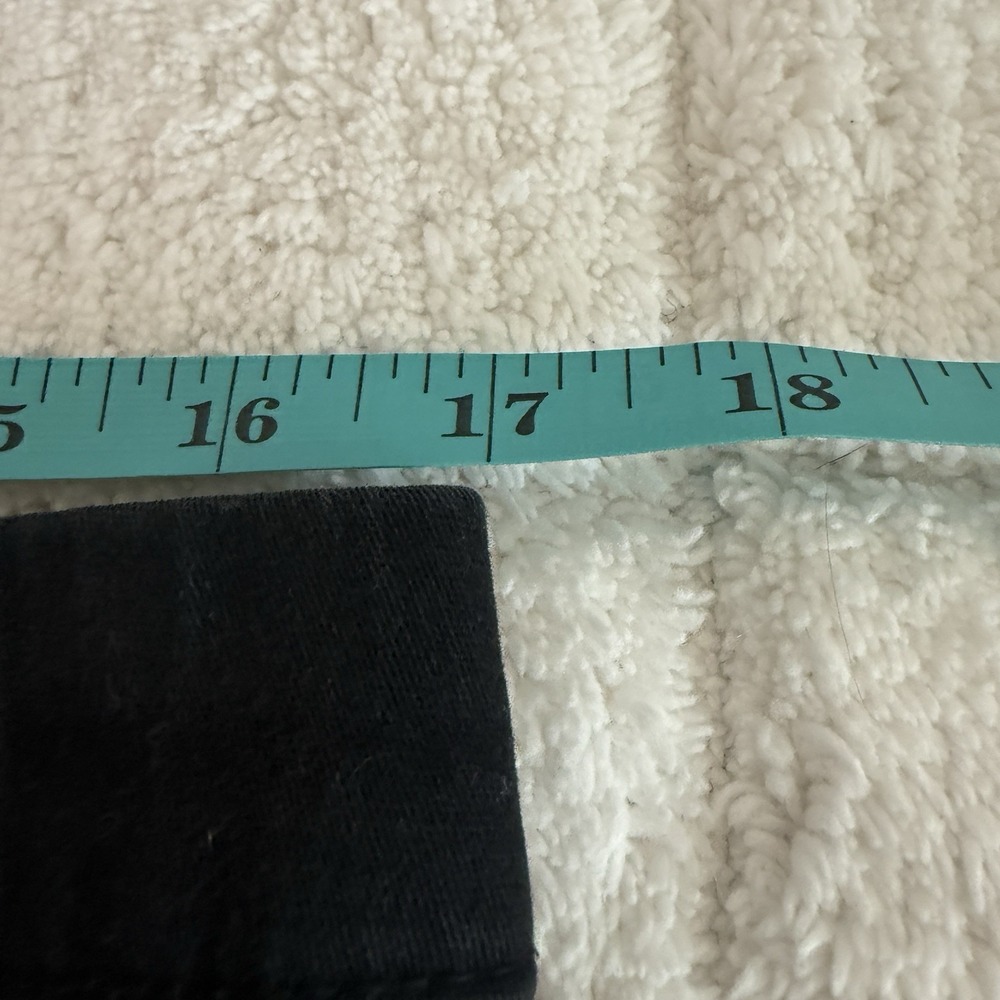 Womens Black Pull On Capris Size XL Stretch Summer Vacation Minimalist Travel - Picture 8 of 14
